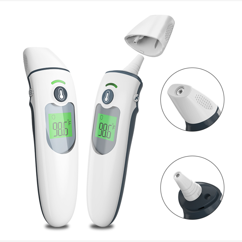 Medicinsk hjem Høj nøjagtighed Digital pande og øre infrarød hurtiglæst termometer til baby og voksen FDA \/ CE \/ Rohs godkendt